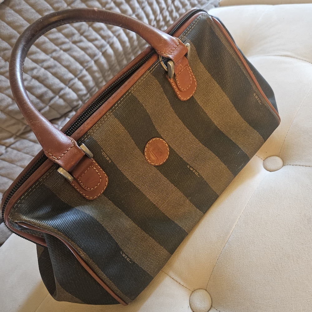 Vintage Fendi Pequin Bag.